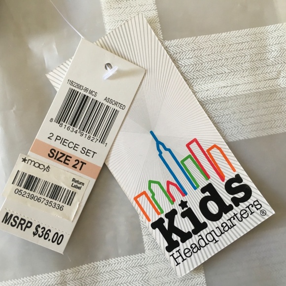 Headquarters baby girl 2 piece set size 2T. - Picture 3 of 8